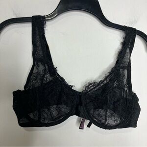 Elegant Black Lace Bra